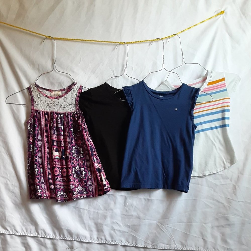 Lot of 4 School/Play Tops All Size XS 4/5